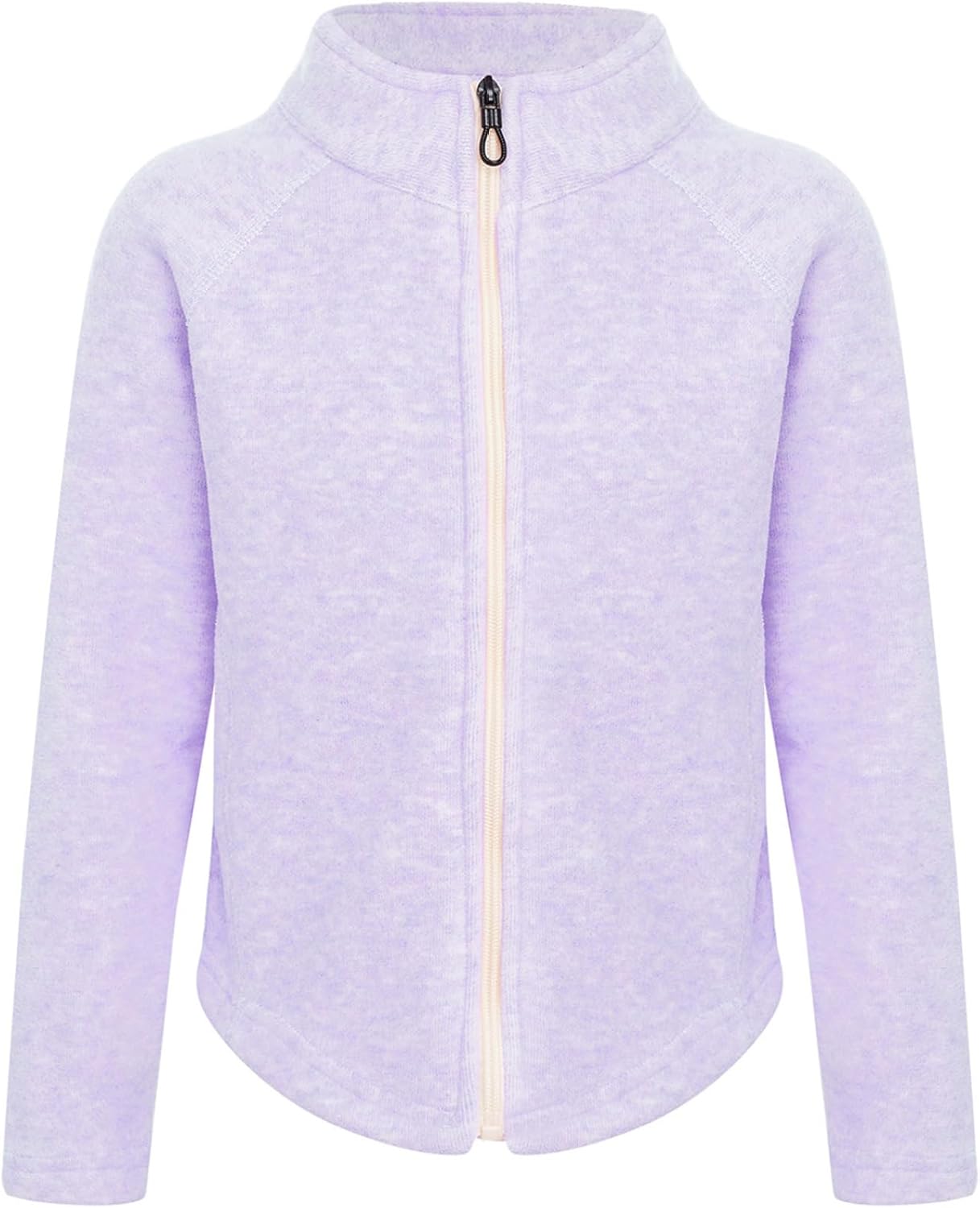 JEYPINMI Youth Girls Thicken Padded Coat Casual Daily Wear Full-Zip Fleece Jacket Warm Outerwear for School Outdoor