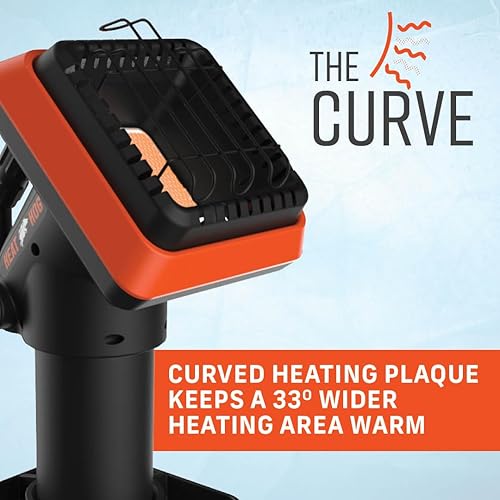 Miniatura 12 de Heat Hog Calentador de espacio radiante de propano portátil de 18,000 BTU, interior, exterior, garaje, camping, deportes al aire libre, canotaje