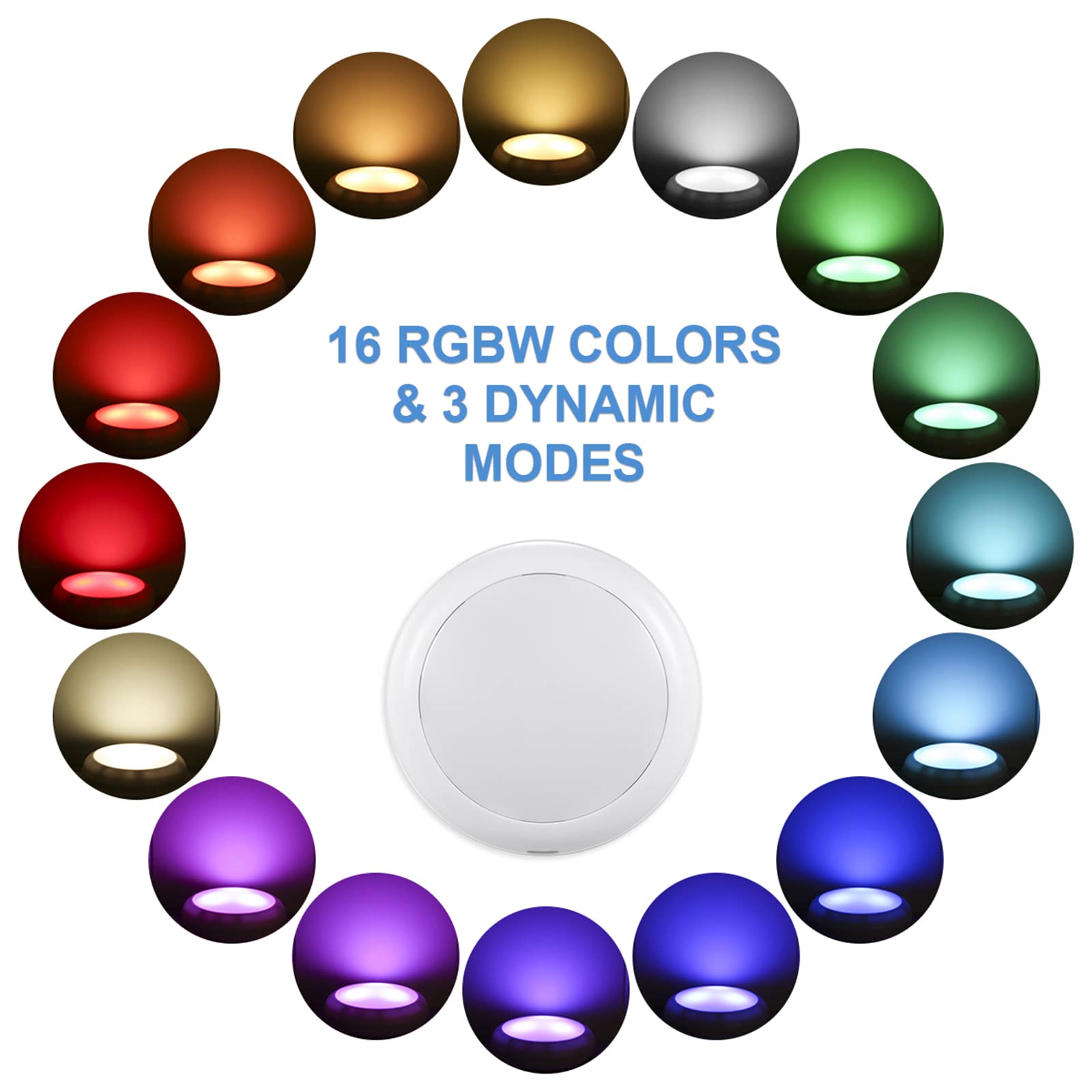 Luci LED Sottopensile Ricaricabili - 6 Pezzi, 13 Colori, Telecomando | Per Armadi, Scale, Vetrine - Foto 5