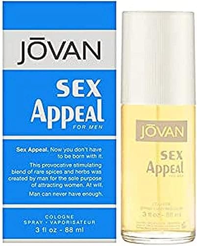Jovan Sex Appeal By Coty Spray de colonia de 30 onzas Fragancia para hombre