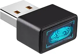 JIAN BOLAND Leitor de impressão digital USB para Windows10/11, Windows Hello Instalação automática de driver Plug-and-Play - Operação sem senha do Windows