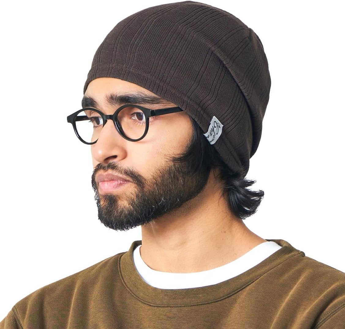 CHARM Running Sports Caps for Men & Women, Stretchy Lightweight Sweat-Wicking Workout Skully Beanie Cooling Hat Liner