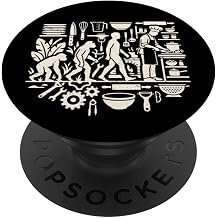Prep Cook Evolution Funny Kitchen Graphic Job Work PopSockets Adhesive PopGrip