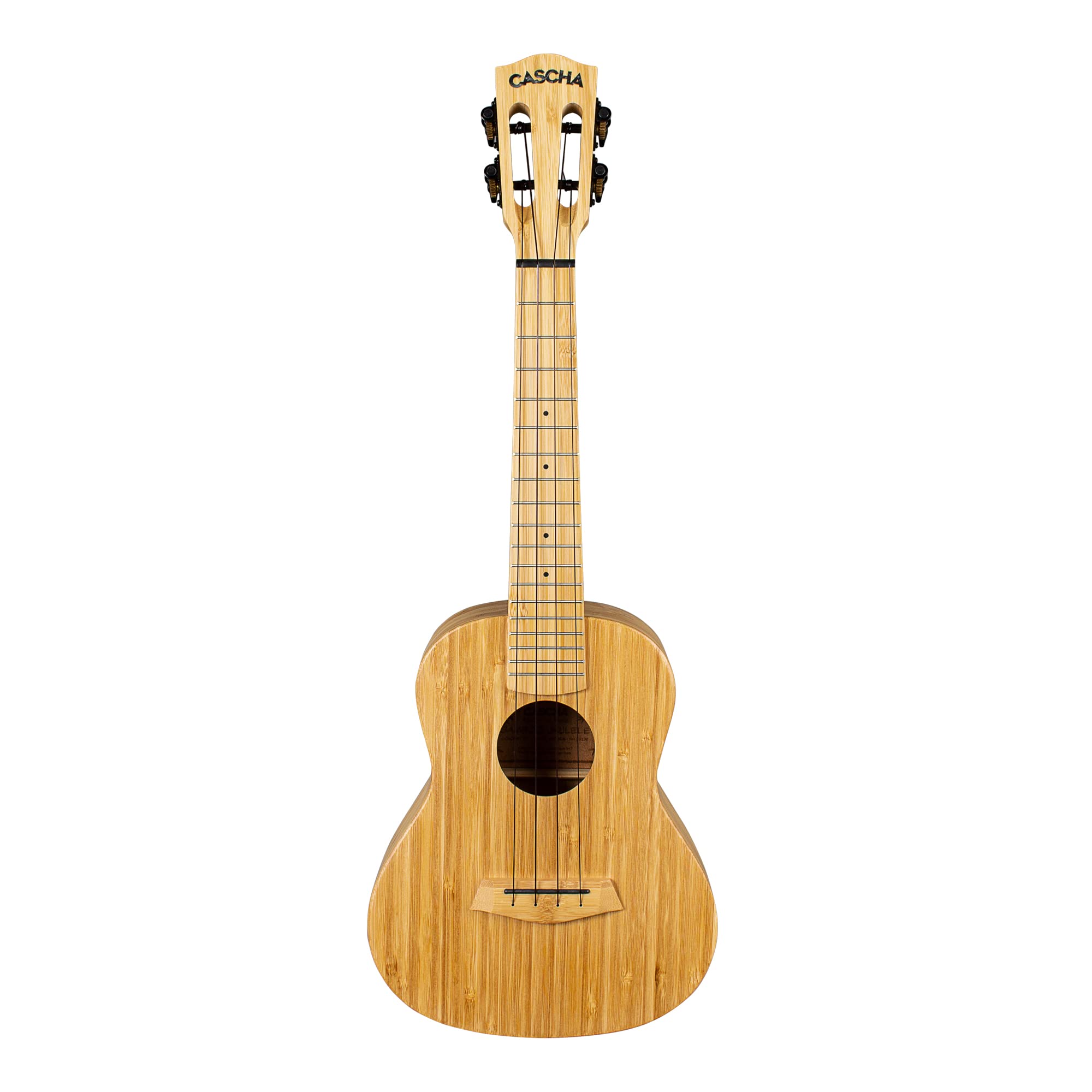 Cascha Bamboo Concert Natural - Estuche con 3 púas