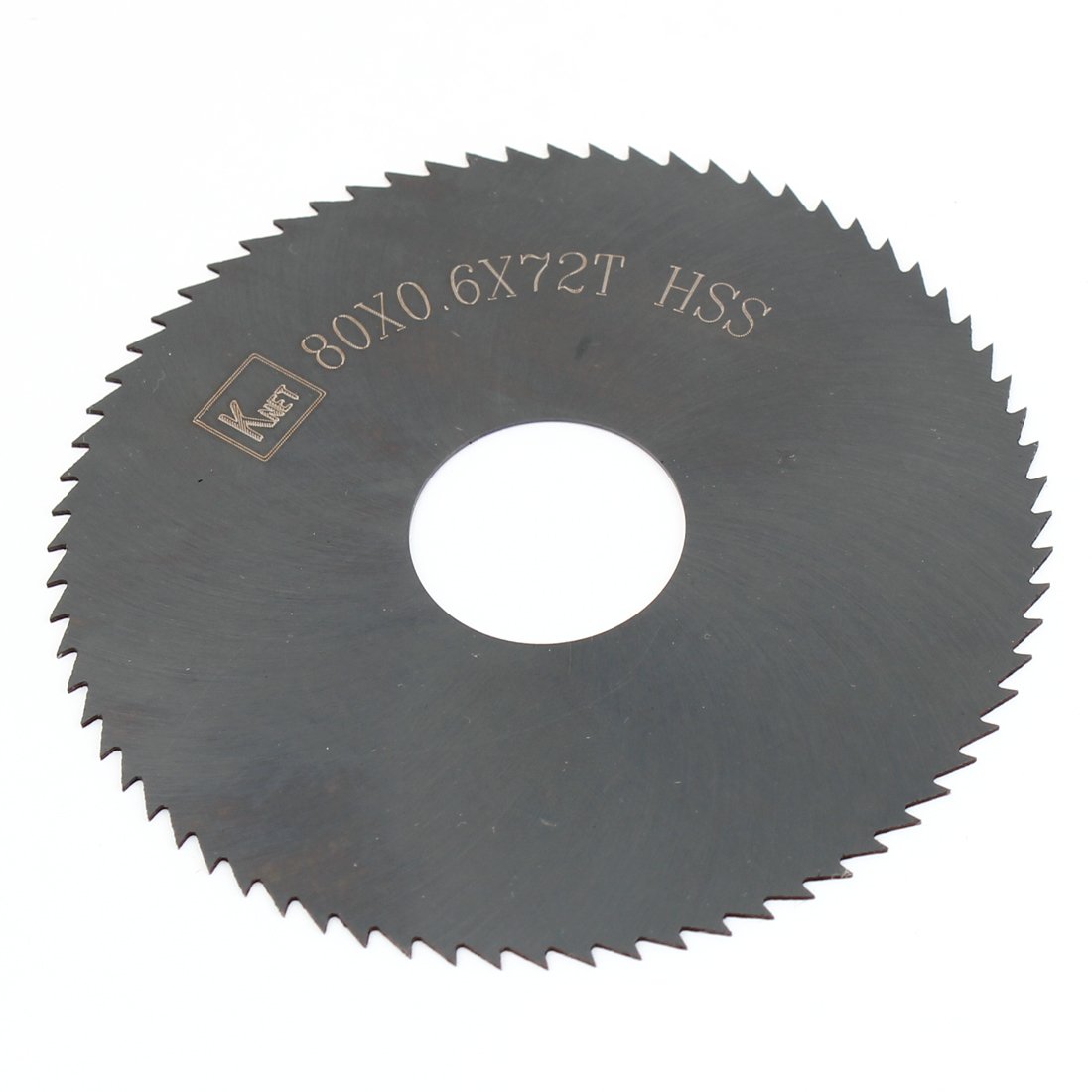 Sourcing Map Black Sourcingmap Hss 72 Teeth 80Mm X 0.6Mm X 22Mm Slitting Saw Blade Spare Part