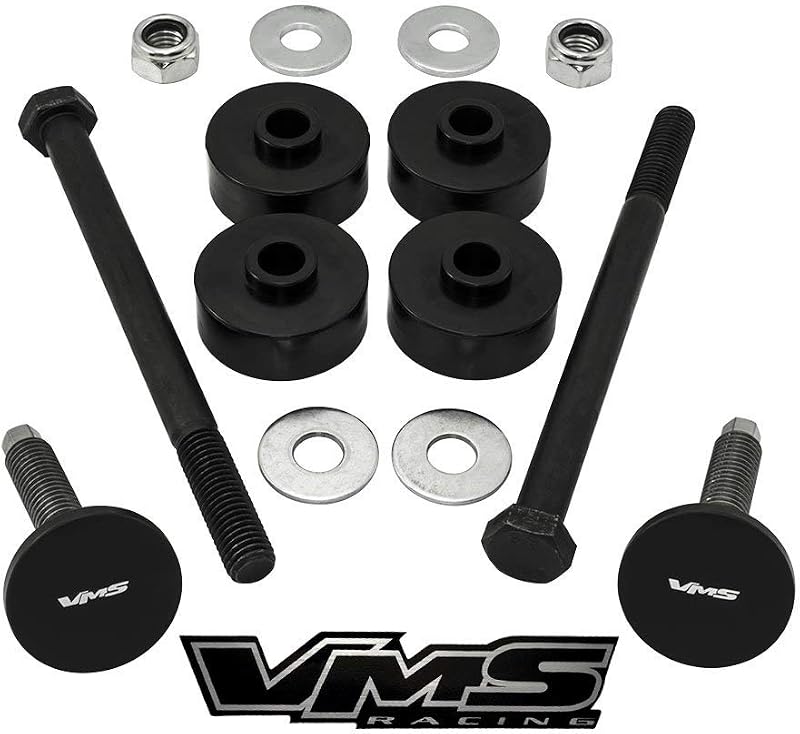 Kit de rebaixamento da suspensão dianteira e traseira VMS RACING para Chevrolet Corvette C5 1997–2004 – 14 peças