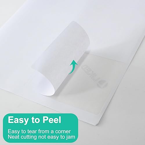 Miniatura 6 de L LIKED 3-13" x 4" 600 etiquetas, etiquetas adhesivas blancas imprimibles, impresión láserinyección de tinta - mate, 100 hojas