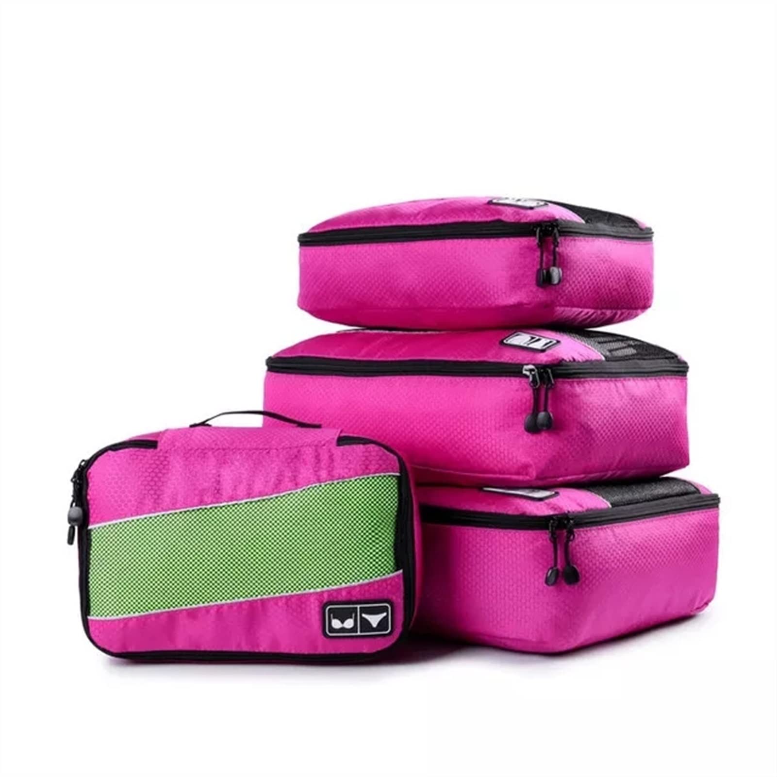 Triage de rangement pour valise : fini le désordre avec le lot de 4 cubes de voyage en nylon