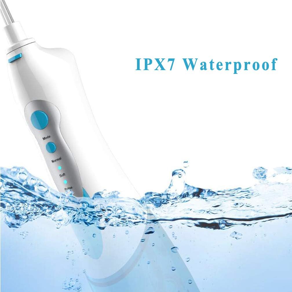 ELQ Cordless Water Flosser, Portable Oral Irrigator with Ultra Fine Water Flow, Oral Irrigator Water Flosser Practical Tooth Cleaner