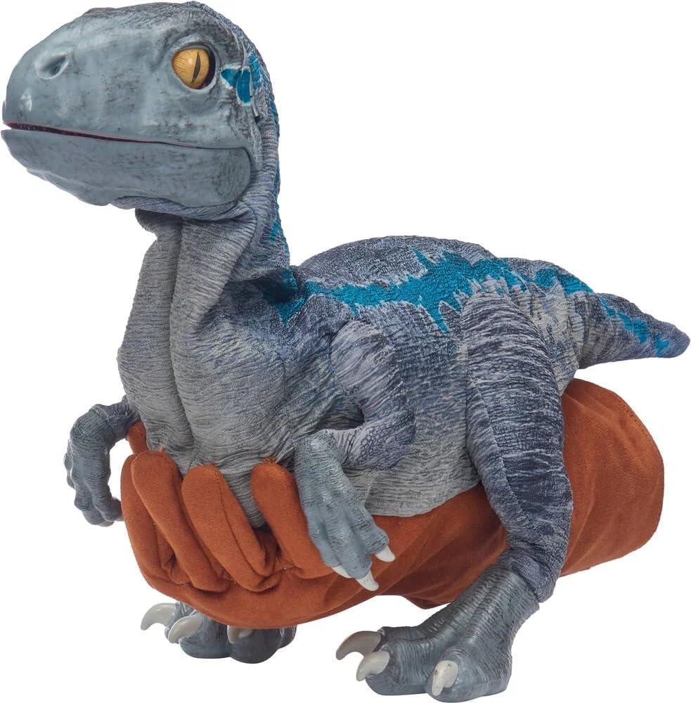 WOW! STUFF - Jurassic World REAL FX Baby Blue Dinosaur Toy, Hyper-Realistic Animatronic Dinosaur, Life-Like Movements and Real Movie Sounds, Jurassic World Dominion Official Toys,8+ age