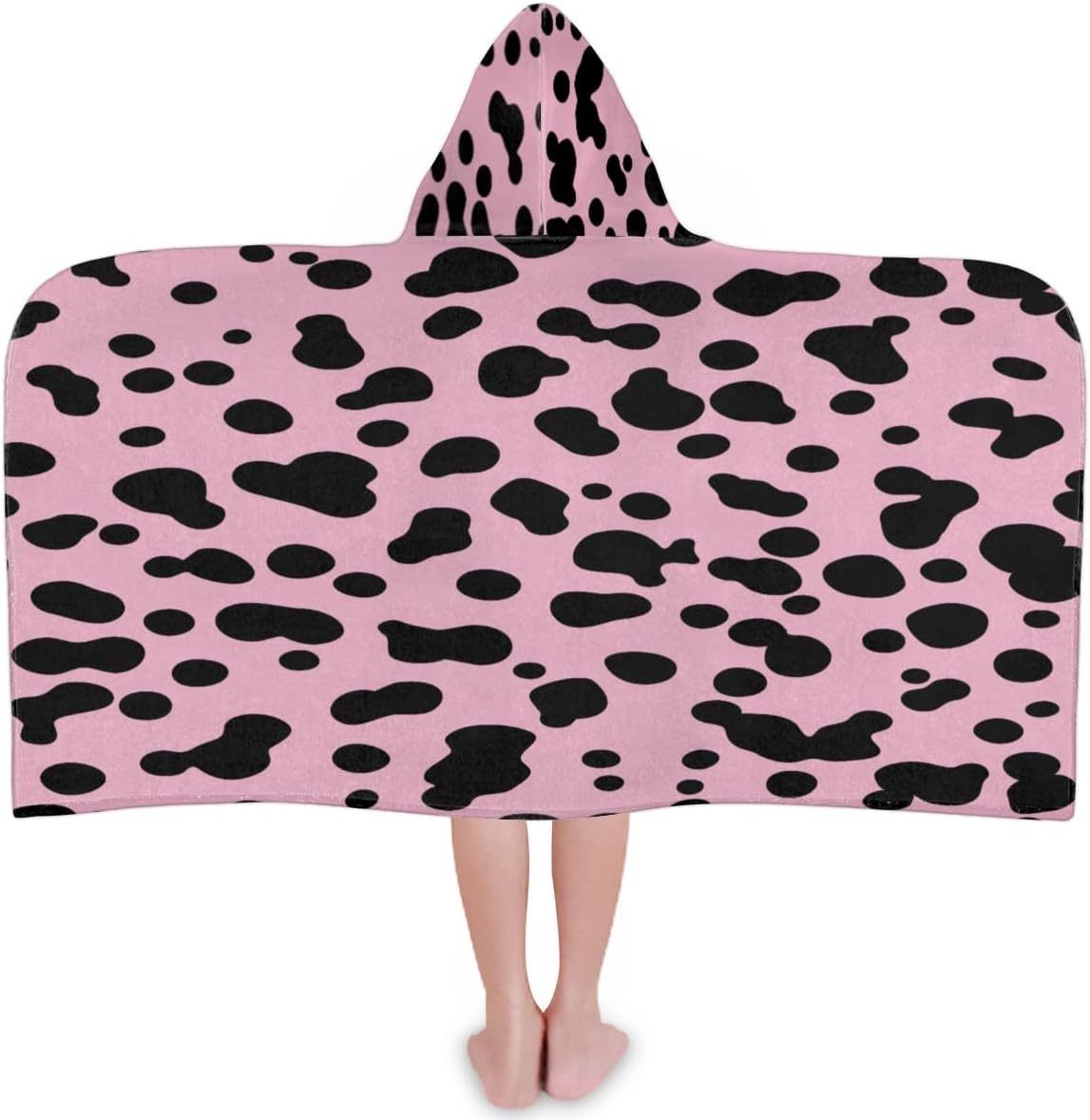 Pardick Kids Bath Towel Leopard Print Beach Towel with Hood Pool Cover Up for Girls Boys Soft Absorbent Hooded Bath Towel Toddler Towels for Beach, Pool