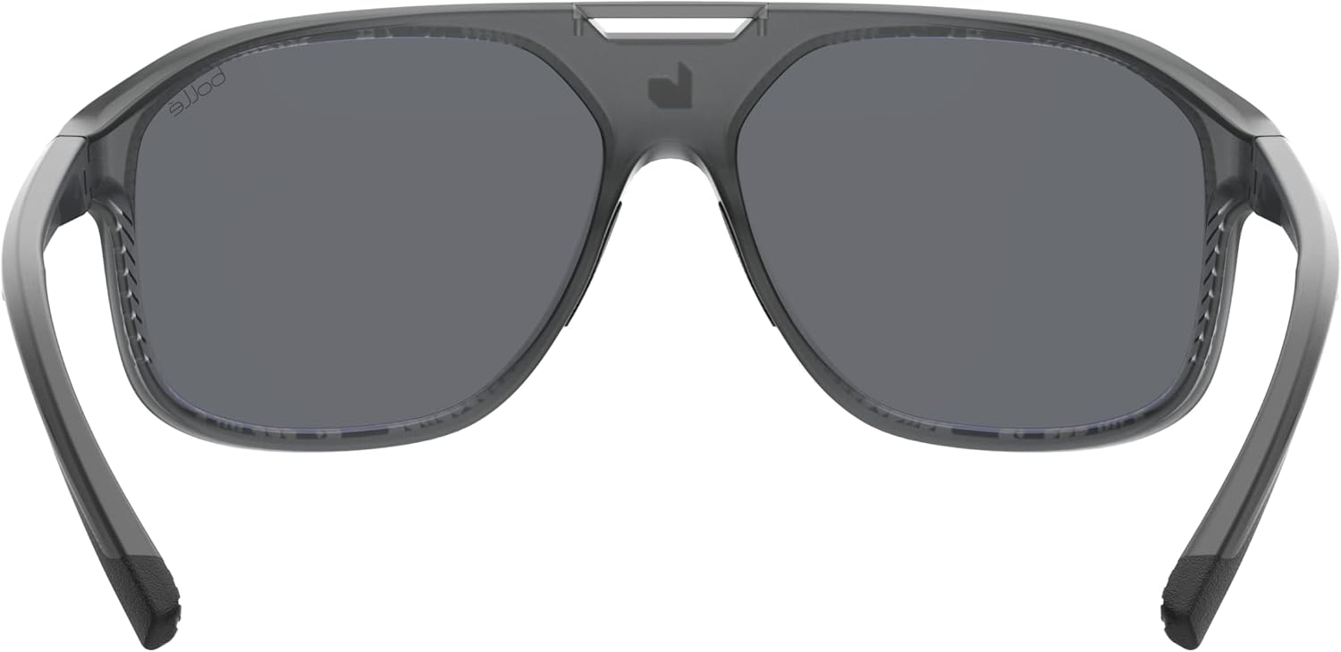 Bollé - ARCADIA, Black Frost, Sky Blue Polarized, Large, Sunglasses, Unisex, Adult