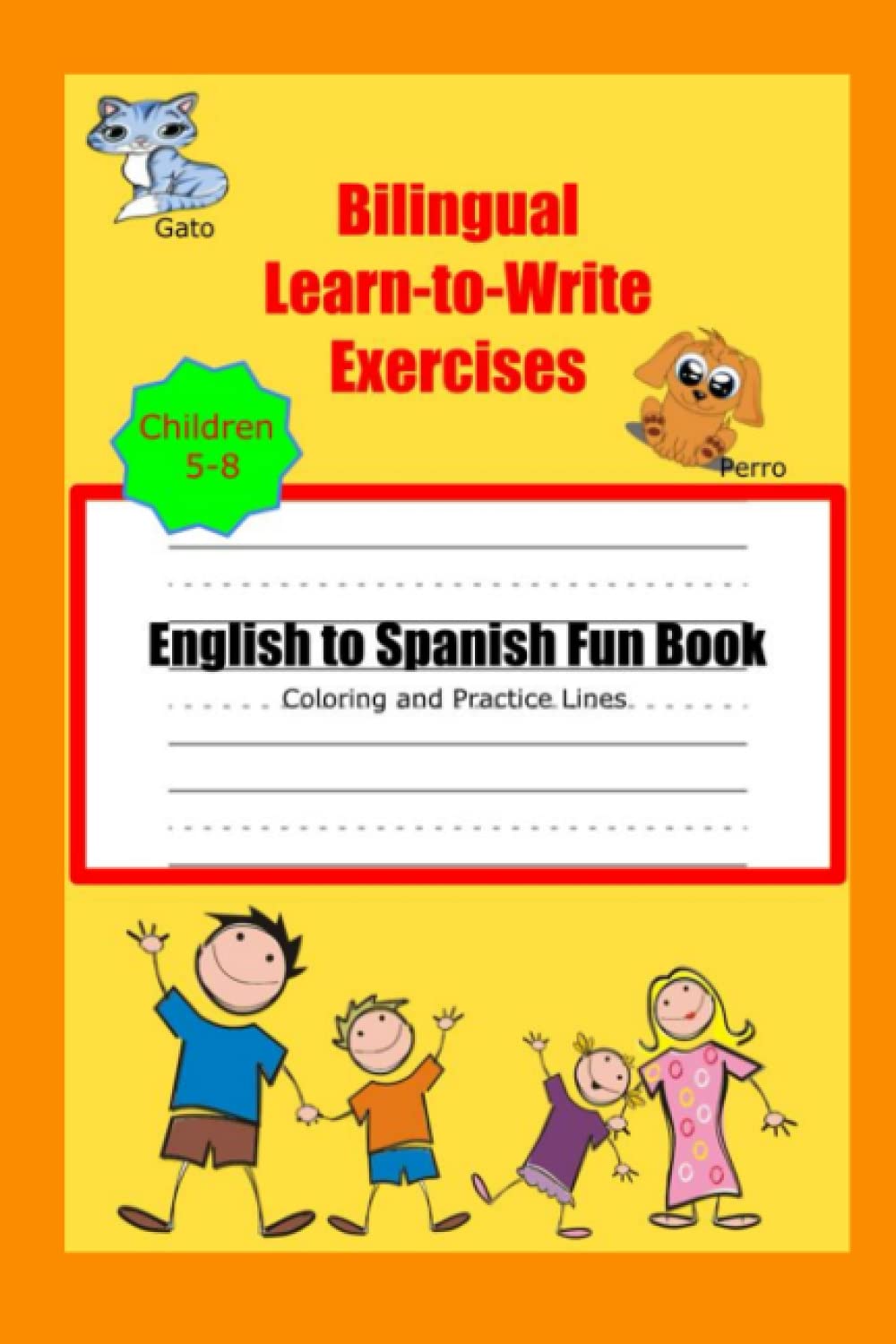 English to Spanish Fun Book: Bilingual Learn to Write Exercises