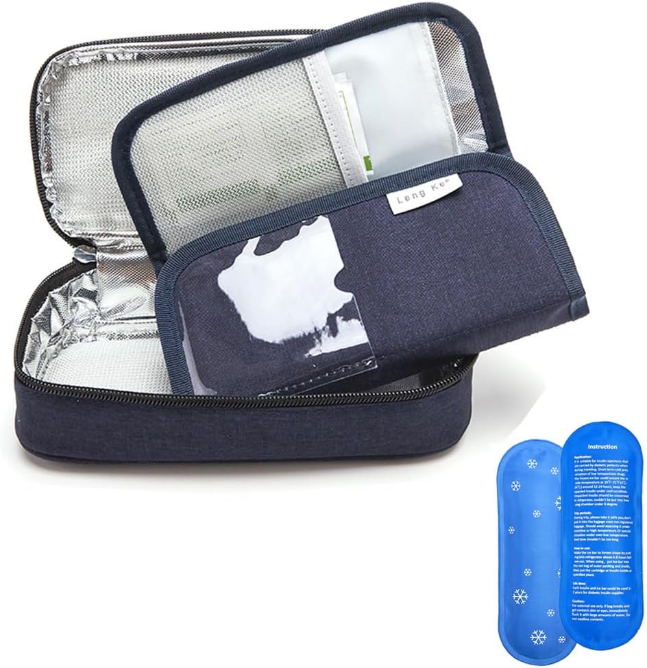 Insulin Cooler Bag,DMG Insulin Cooler Travel Case,Insulated Medication
