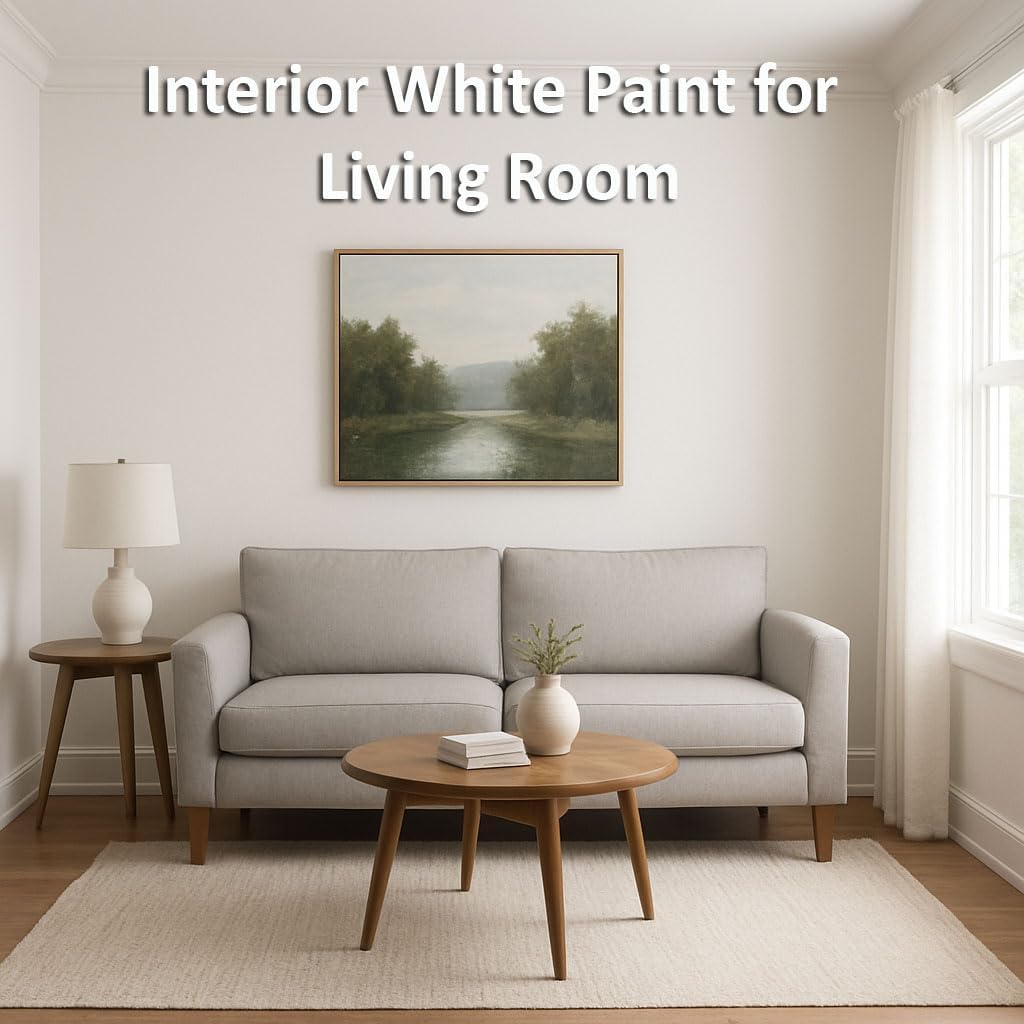 PRO Paint & Primer FLAT White 3.5 Gallon 100% Acrylic High Durability and Scratch-Resistant Paint. Made in USA. Low VOC.