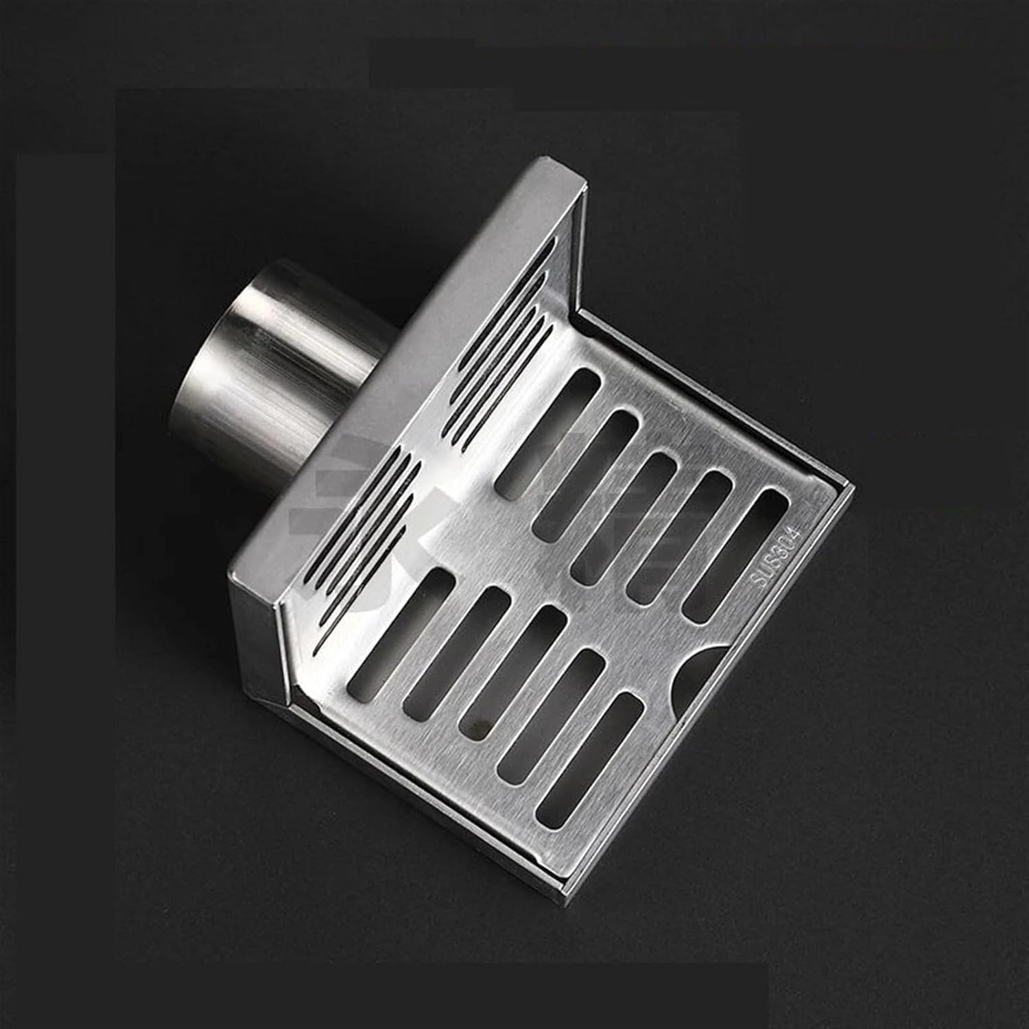 L-shaped Side Drainage Floor Drain For Balcony Wall Corner Vertical Water Seepage Filter Fit Drain-pipe Diameter 50mm 75mm 110mm 1Pcs(For 50mm pipe)