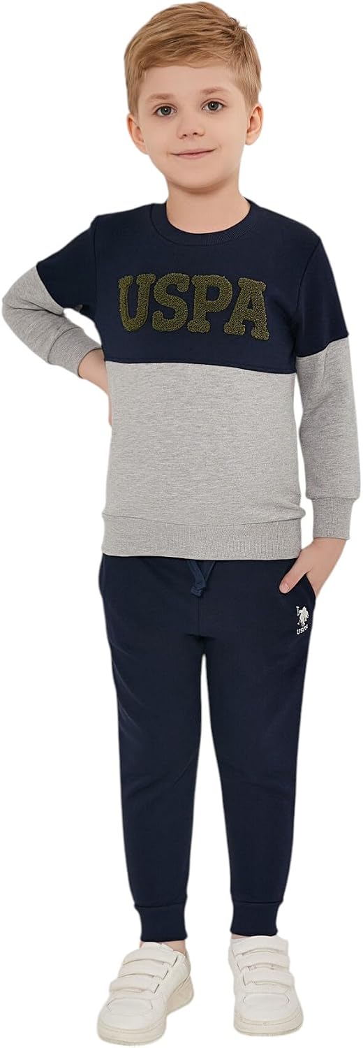U.S. Polo Assn. Erkek Çocuk Eşofman Takımı, Yeşil, 14-15 Yaş