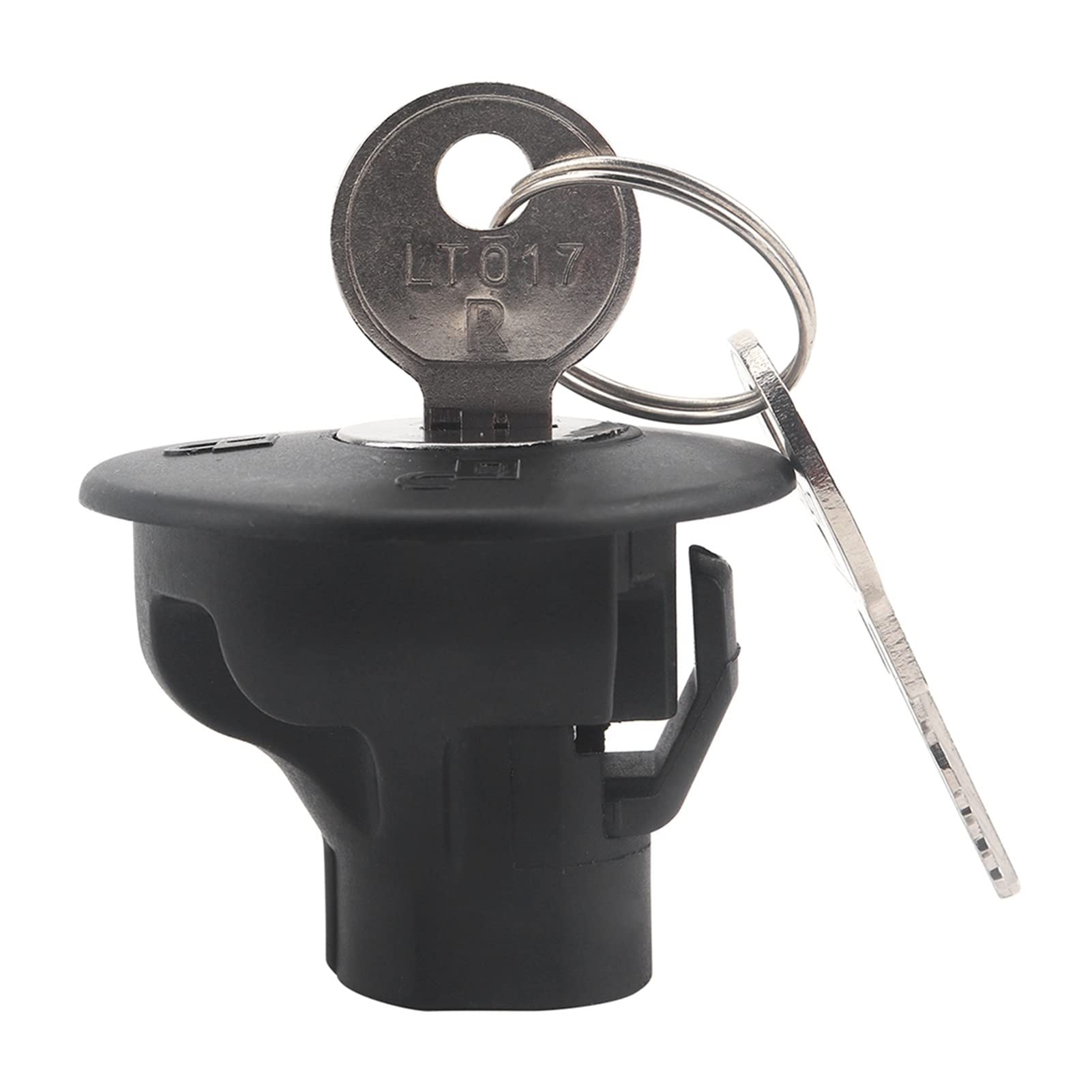 Tapón del Tanque de Combustible del automóvil Tapa De Llenado De Tapón De Tanque De Bloqueo De Gasolina De Combustible para Automóvil con 2 Llaves Bloqueables para Fo&rd 8U5Z9C268B 4584455AH