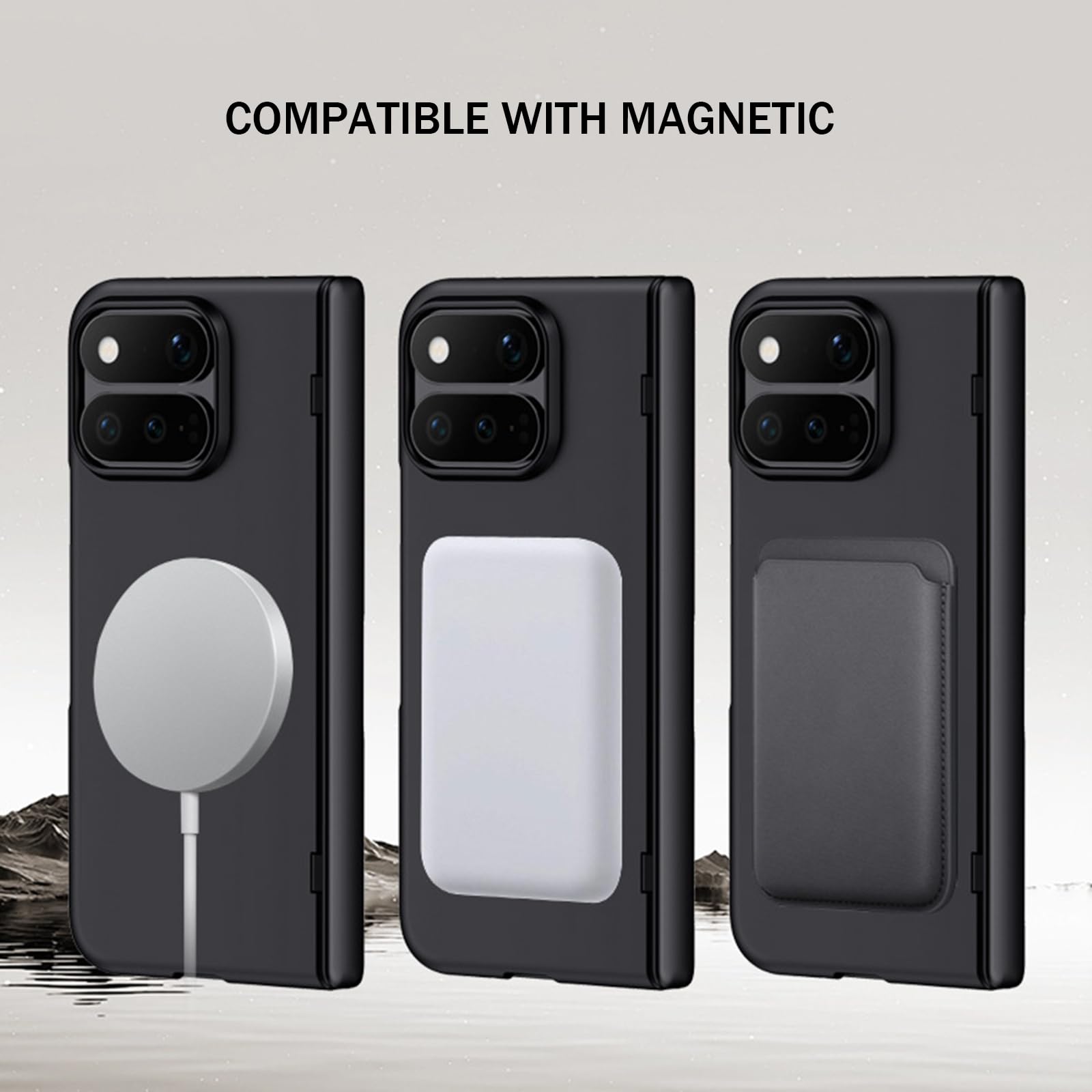 Hülle Für Google Pixel 11 Pro Fold, Magnetisch Rundumschutz Kratzfeste