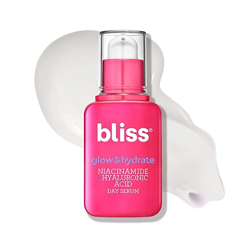 Bliss - Suero iluminador e hidratante con niacinamida y ácido hialurónico, 1 onza líquida, mejora la opacidad e hidrata ligeramente la piel,