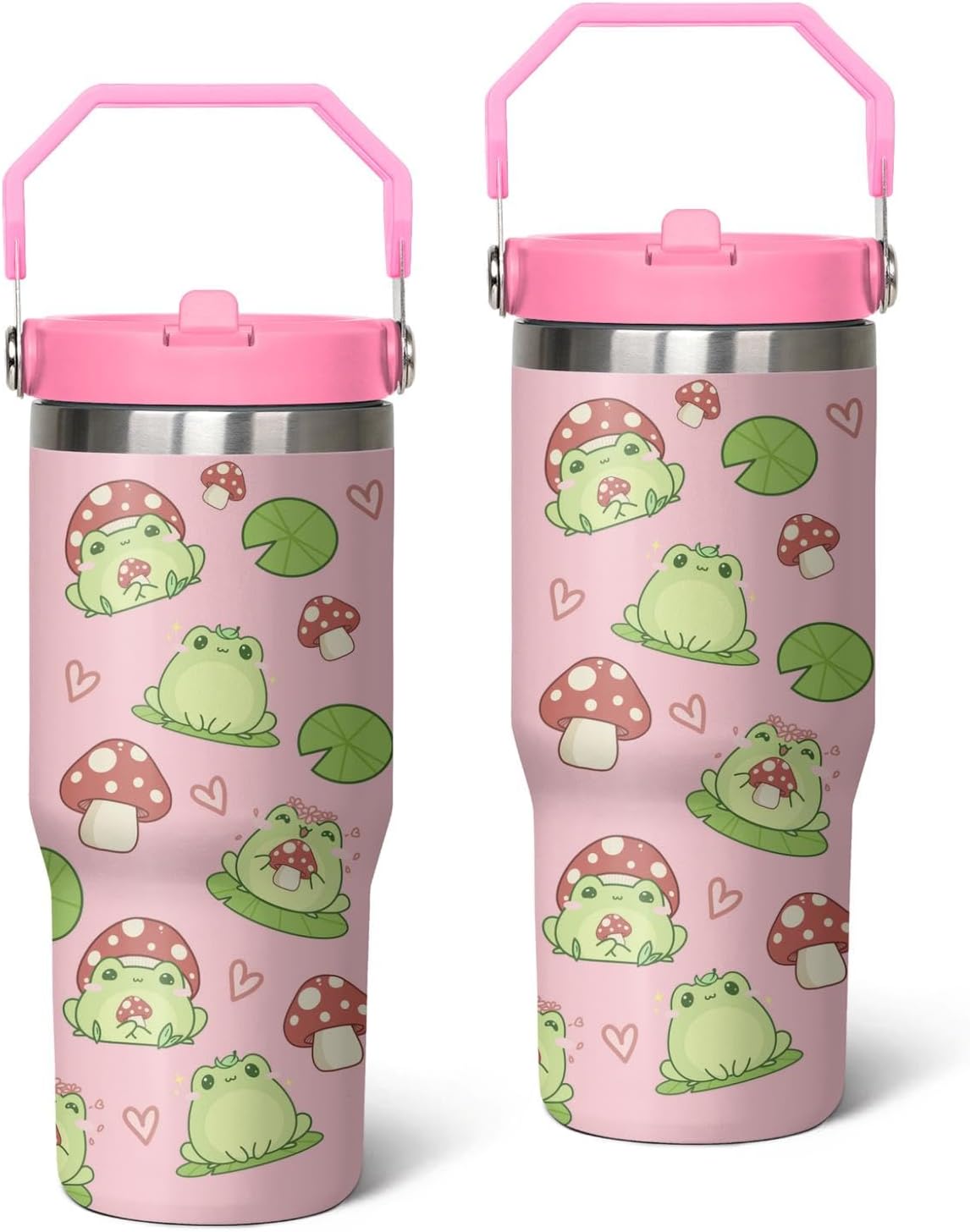 Queen Hero 30oz Hexagonal Dinosaur Tumbler with Handle,Large Insulated Tumbler with Flip & Straw Coffee Mug Cup Stainless Steel Gifts for Women Men Youth