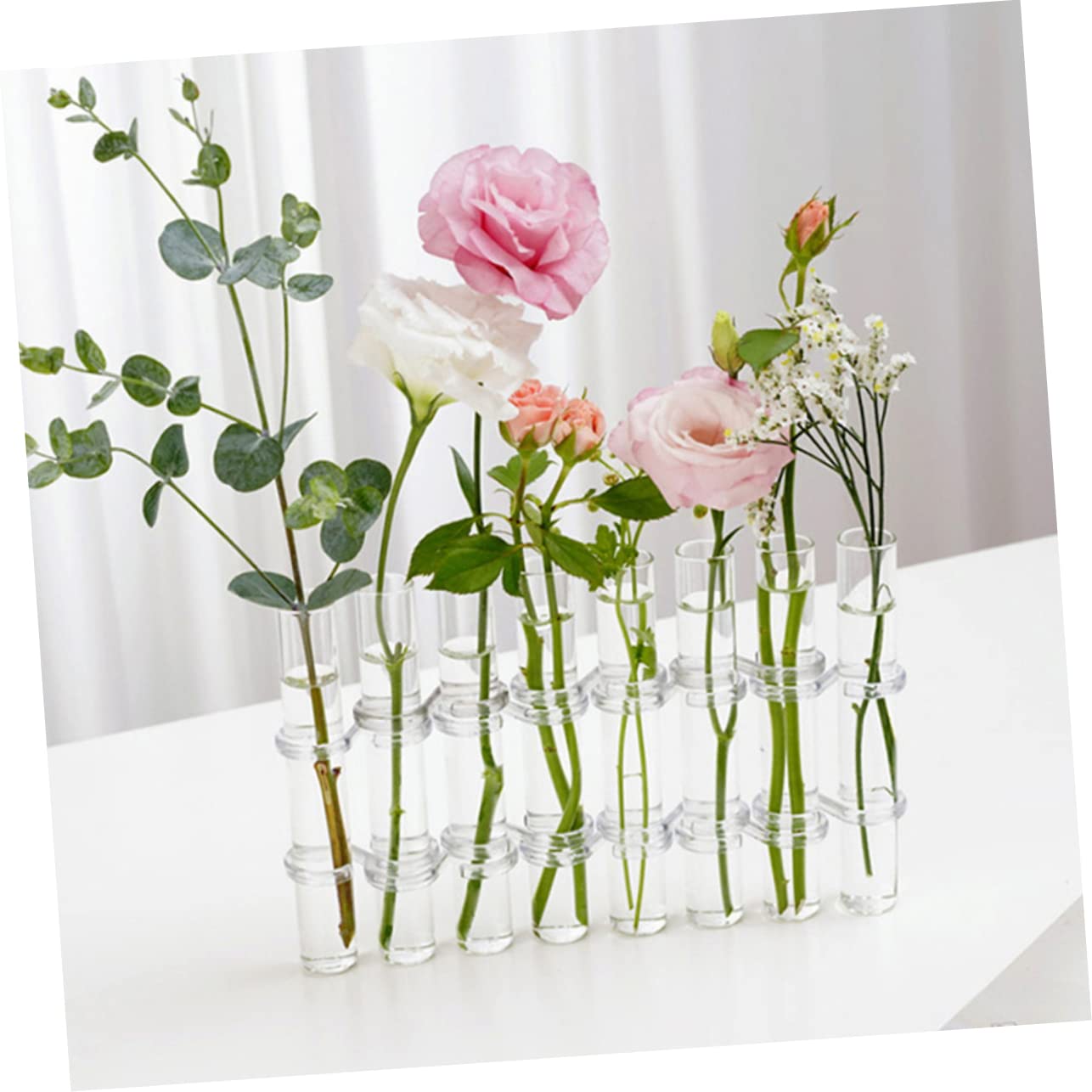 DECHOUS Vases Hydroponiques Verre Jardinières De Propagation pour Petites Plantes Terrarium Suspendu Intérieur pour Bureau Maison