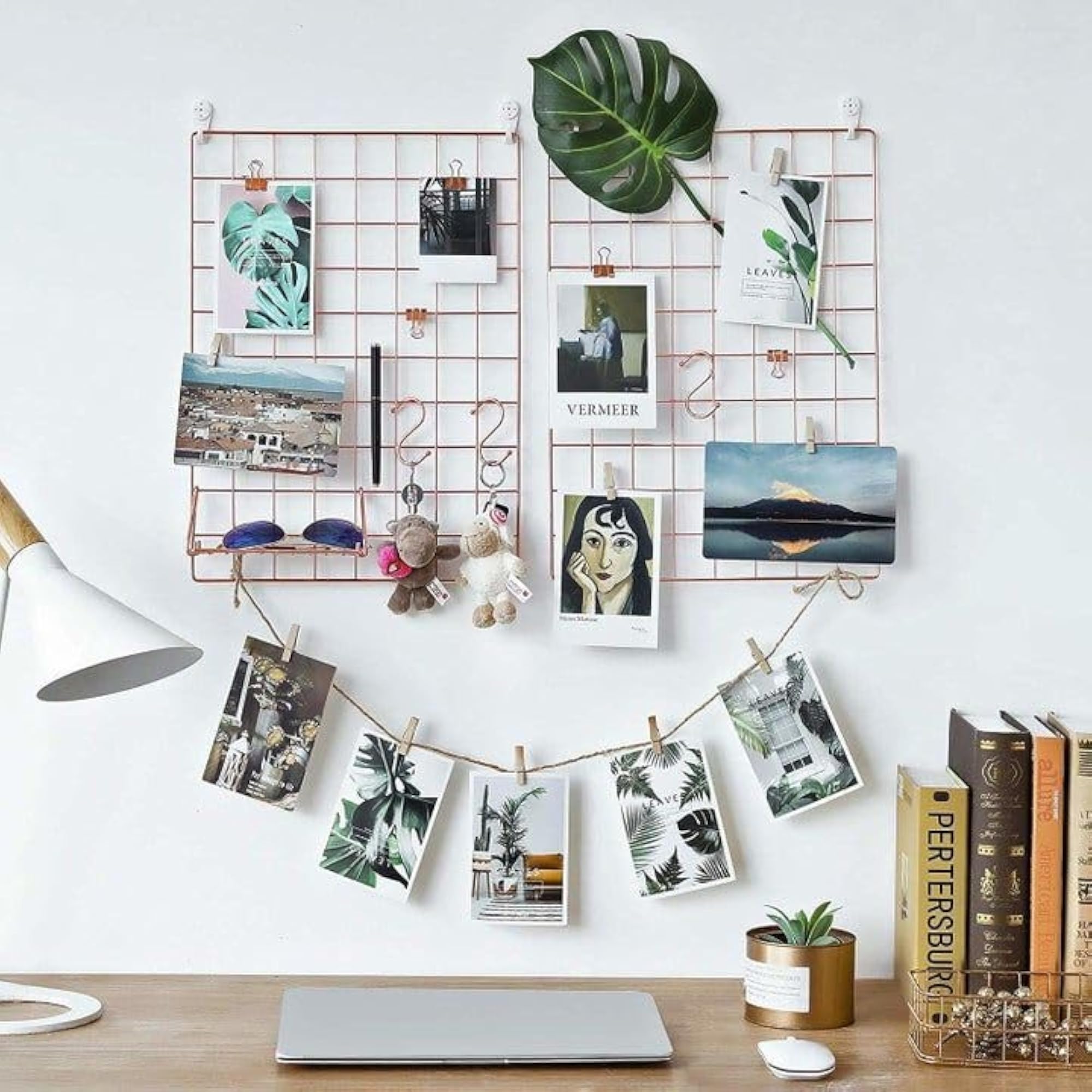 Photo Grid Frame Wall Panel 30 x 30 cm for Photos and Notes