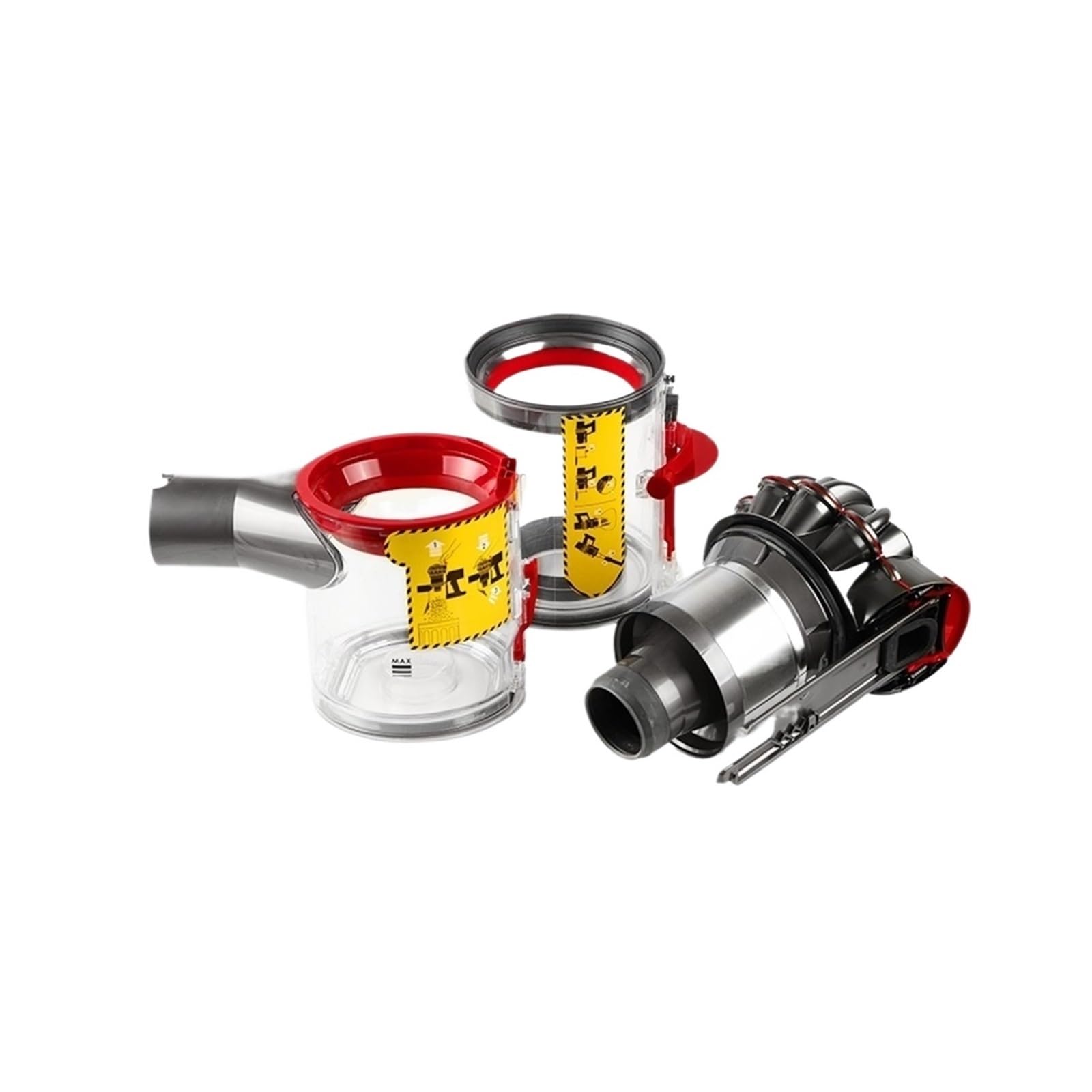 Gobelet Collecteur De Poussière Cyclone, Compatible Avec Dyson, Accessoires Remplacement For Aspirateur Robot V7 V8 Box(Dust cup)