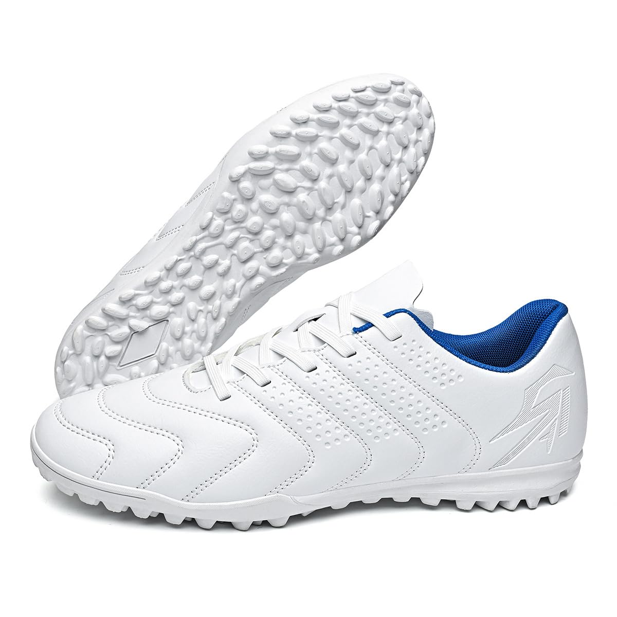 Buty treningowe do piłki nożnej FG TF trwałe obcasy PU sznurowane sznurówki praktyczne naturalna syntetyczna trawa pole rozmiary 35-45