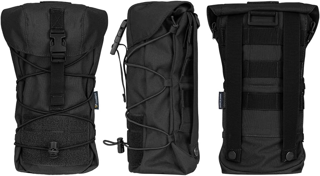 IDOGEAR Tactical Pouch Molle Drawstring Magazine Dump Pouch Mag Recycling Pouch Universal Bag