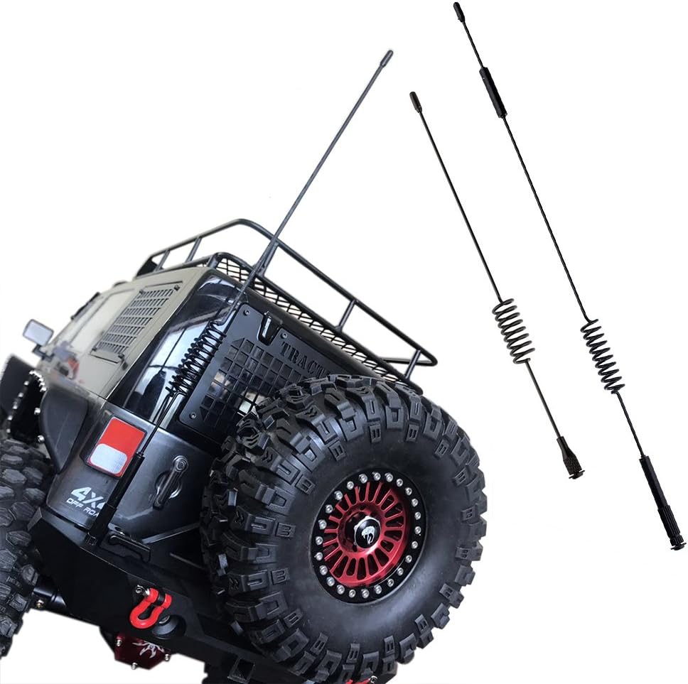 INJORA RC Antennas 2pcs RC Car Parts RC Decoration for 1:10 RC Crawler Axial SCX10 90046 TRX4 D90 D110 Tamiya CC01