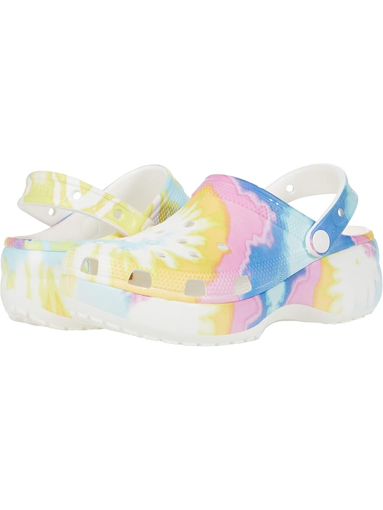 Multi Crocs Classic Platform Clog