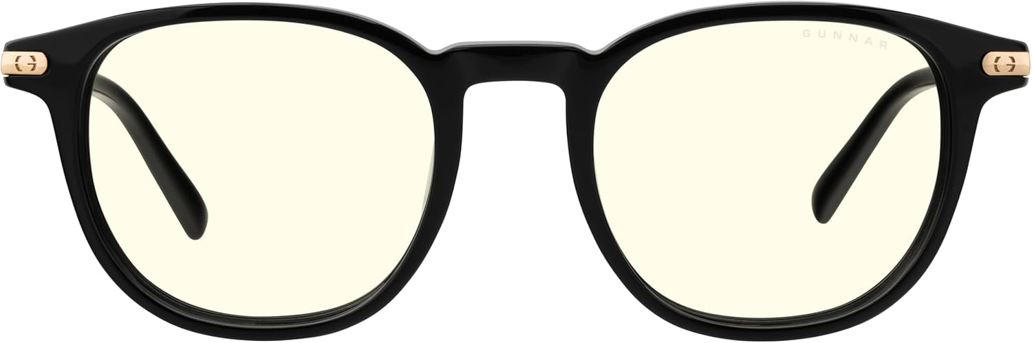 GUNNAR Womens Computer Glasses - Sofia Onyx Clear Lens - Blue Light Blocking Anti Glare