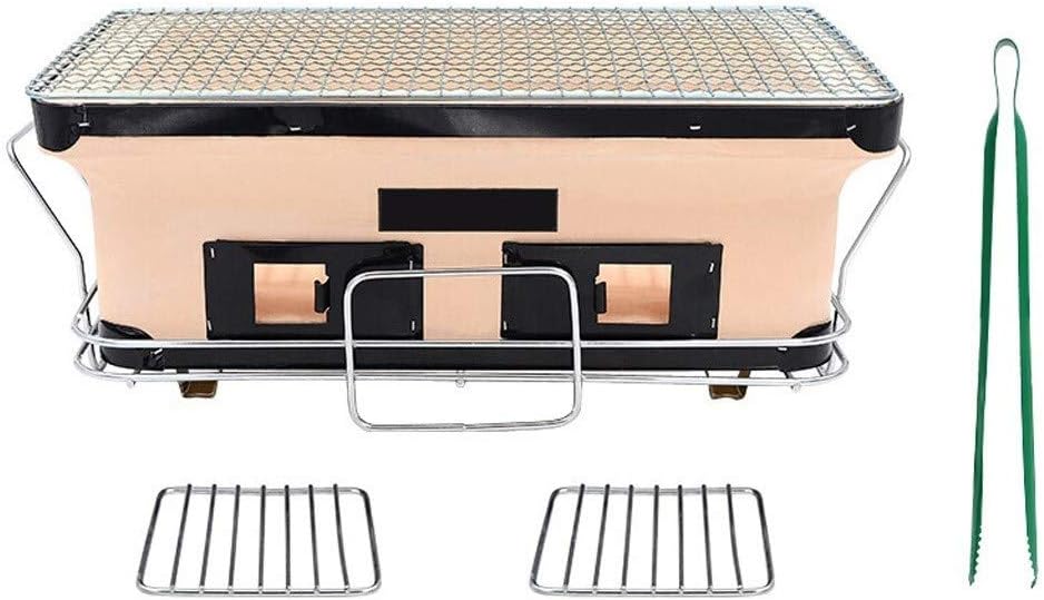 ChengLao-Barbecue Grill BBQ Grill - Japanese BBQ Grill 3 People - 5 People Ceramics Smokeless Indoor Charcoal Japanese BBQ Grill Commercial @