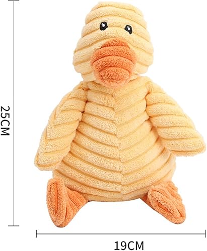 Miniatura 6 de TIKSON Juguete para perros de peluche de peluche chirriante juguete para mascotas masticar cachorros zorro naranja