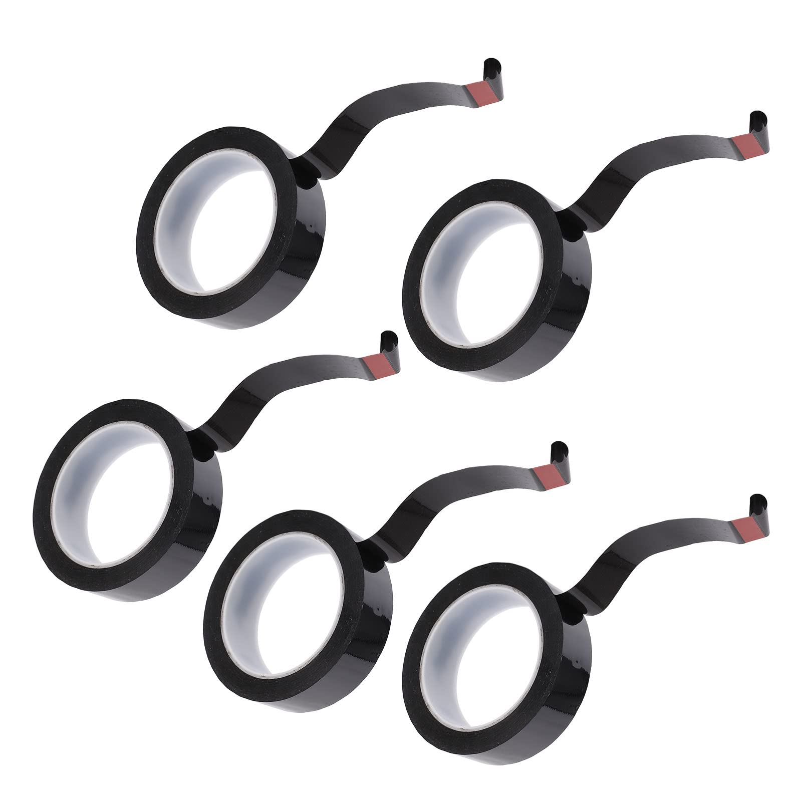 Herramientas eléctricas Cinta resistente al calor, fácil de romper Retardante de llama Cinta de poliéster negro Sin residuos Resistente altas temperaturas Buen aislamiento for capacitores for motores