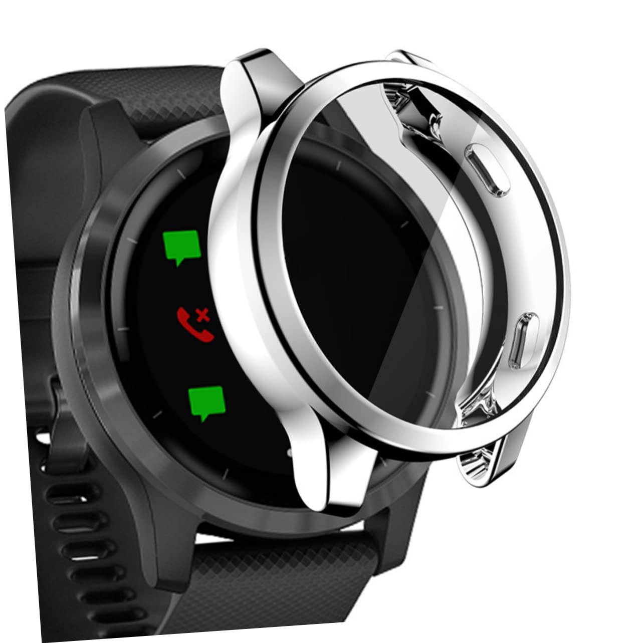 jojofuny 3 Set 2s/ 4s Watch Screen Custodia in Tpu Copertura Completa Dei Bordi Facile Da Installare/rimuovere Pellicola Protettiva Per Schermo Smartwatch Alla Moda 6 Pezzi*3