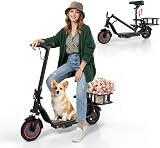 H2 Electric Scooter for Adults Trottinette Electrique Adulte 250W Brushless Motor Trottinette électrique Tout Terrain 25km/h Pliable avec Un Panier - 1