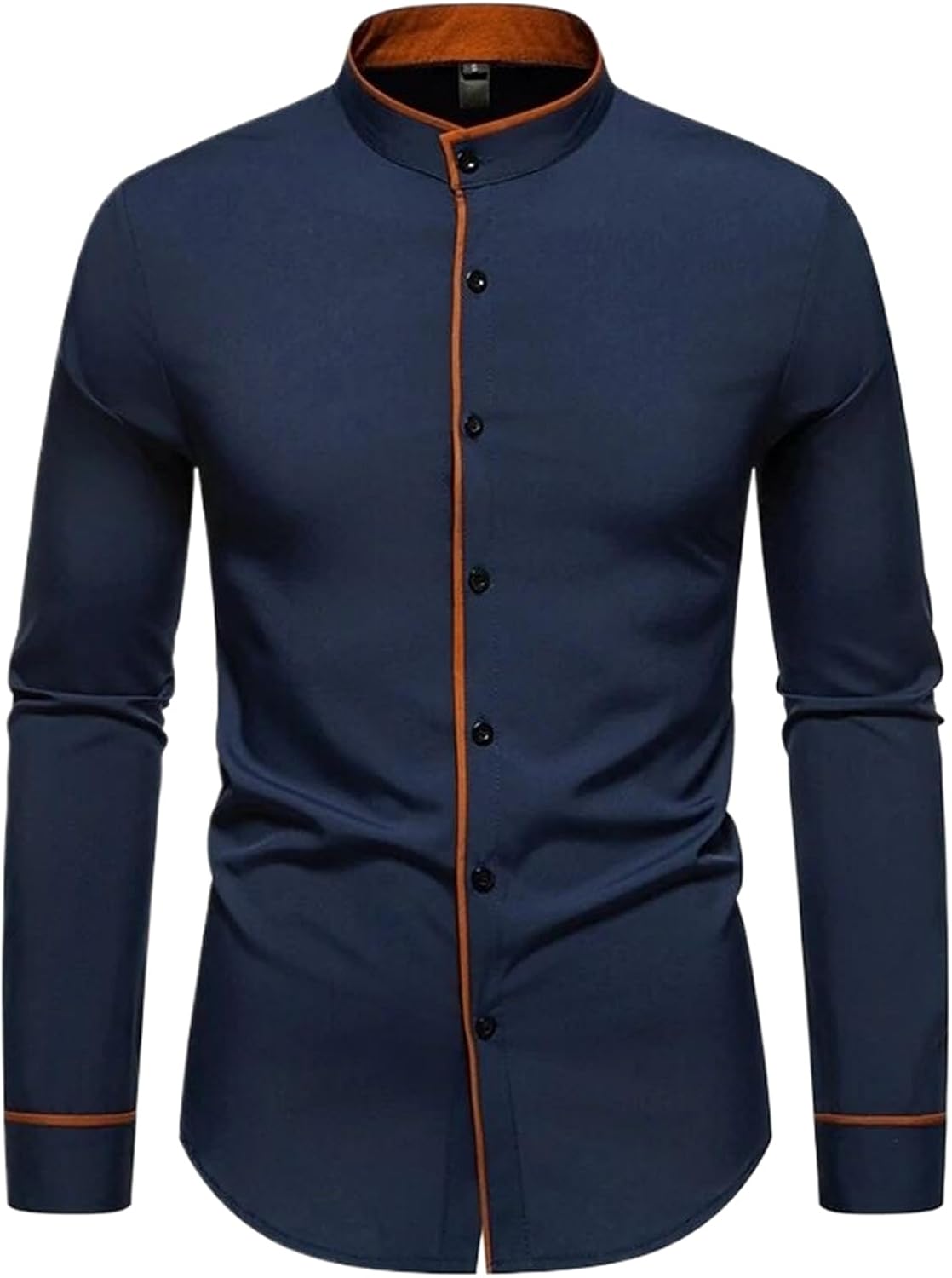 Men Long Sleeve Shirts Mens Dress Shirt Male Tops
