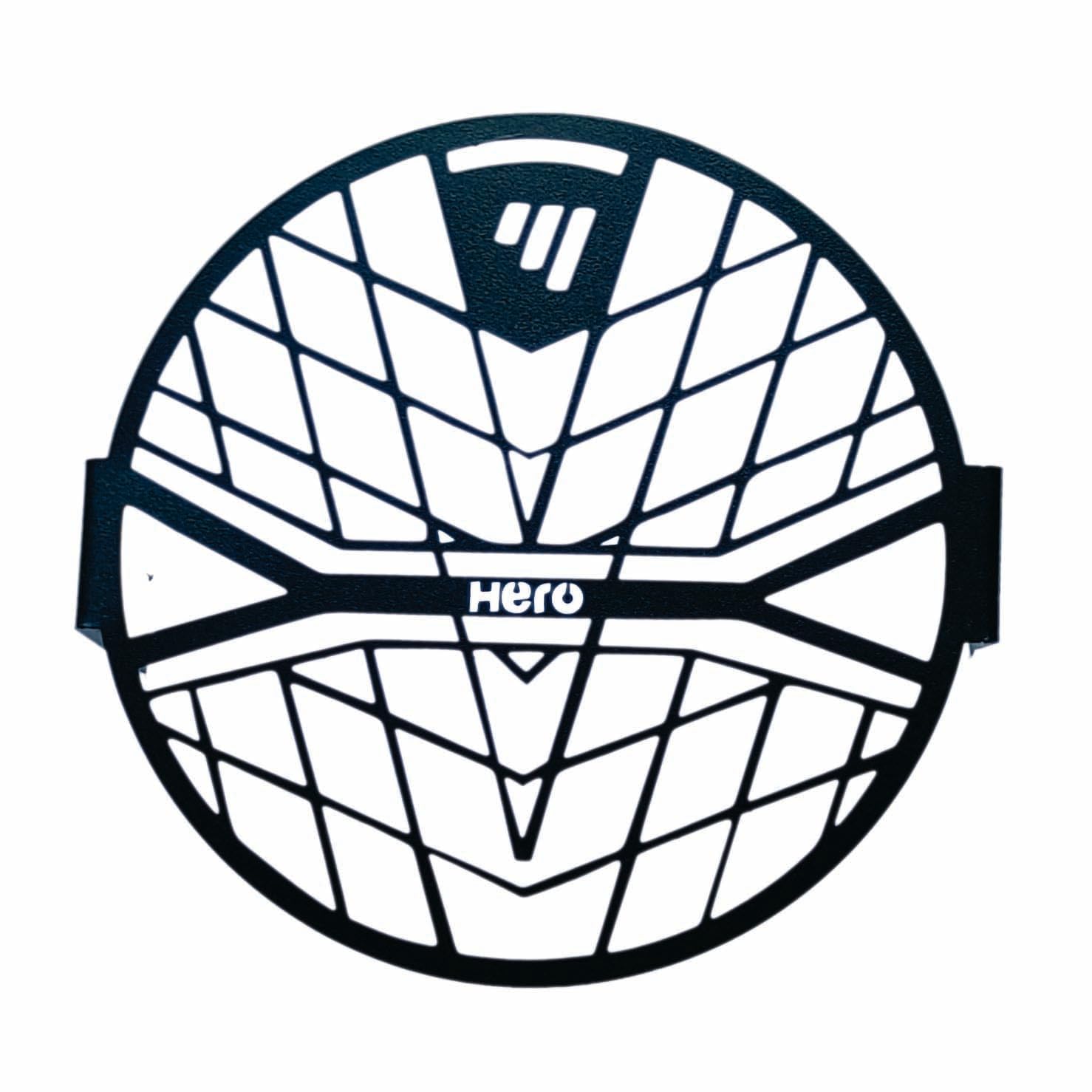 BIKE AUTO ACCESSORIES Hero XPulse 200 Light Cover Guard Headlight Grill Steel for Bike XPulse Bs4 Bs6