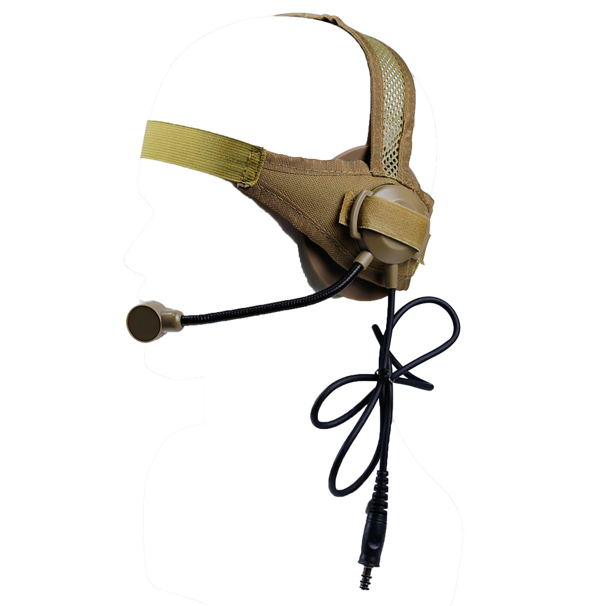 Auriculares tácticos para caza, deportes de tiro con micrófono, airsoft, paintball, ronda de borde, orejeras para juegos de lucha, CS Cosplay