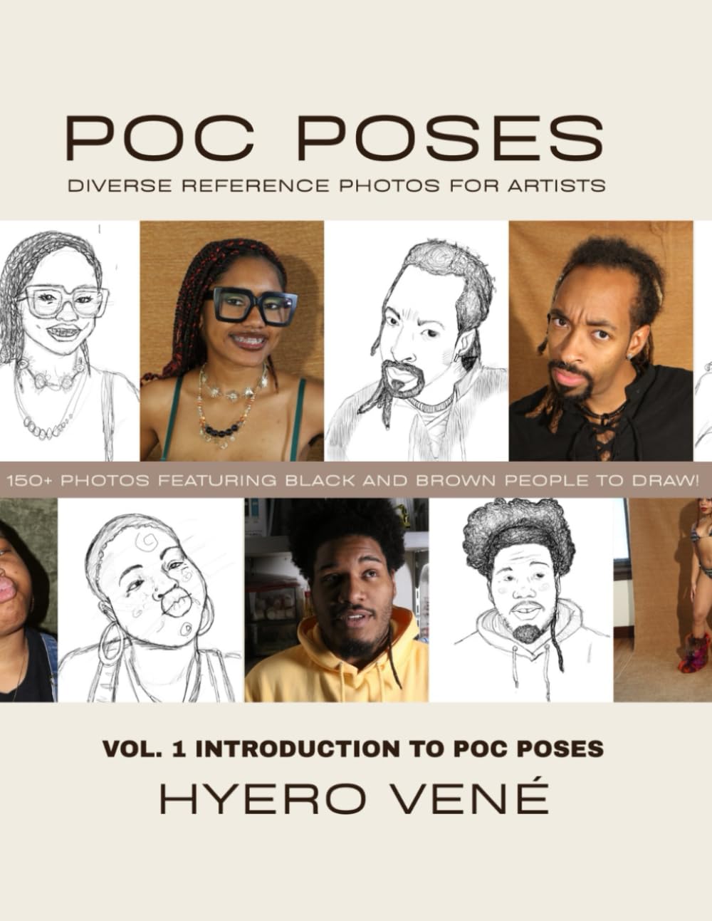 POC Poses Vol. 1: Diverse Figure Drawing Reference Book for Artists