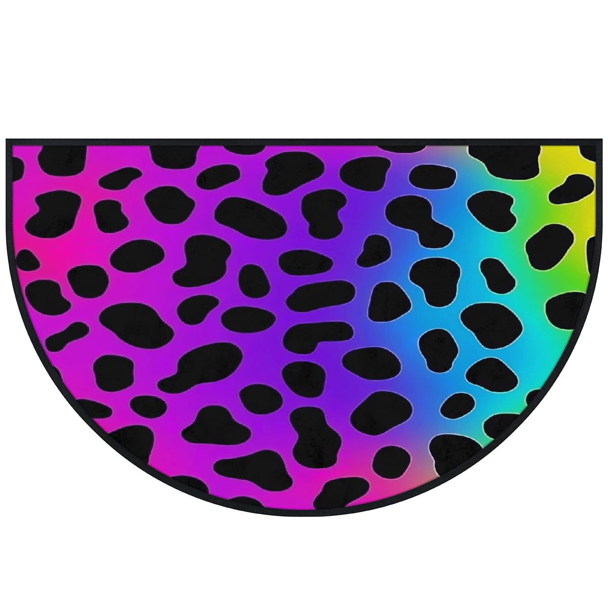 Tapis de sol léopard fluo pour sublimer l'entrée de la maison