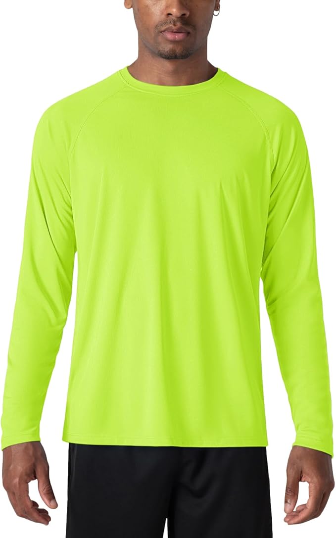 The MAGCOMSEN Men's Long Sleeve Shirts are designed for outdoor activities such as hiking, running, and workouts. Made with UPF 50+ UV sun protection, these athletic shirts help shield your skin from harmful rays while you're out in the sun. The high-quality fabric is also quick-drying and breathable, making it ideal for staying comfortable during intense physical activities.
