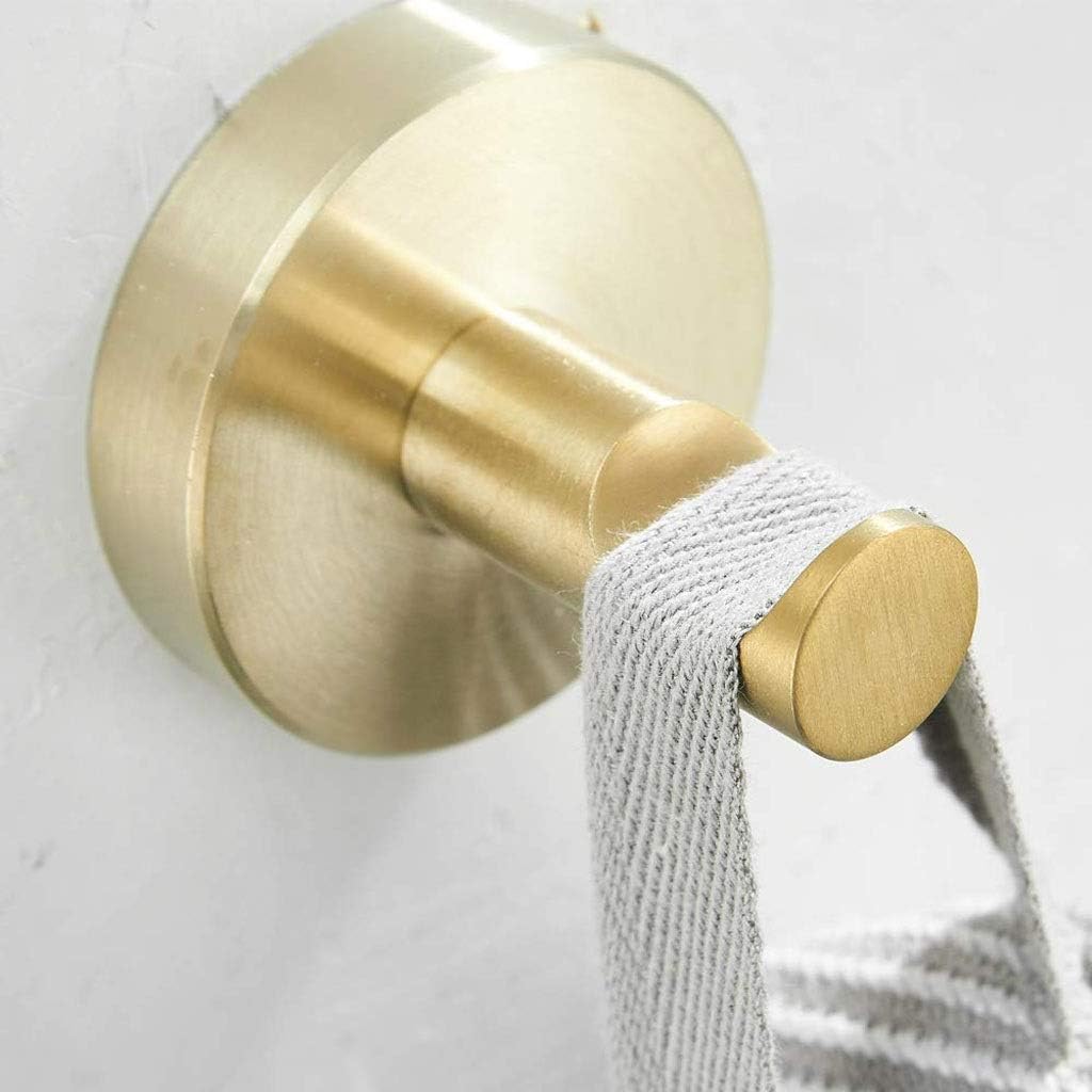 Adhesive Hooks Heavy Duty Wall Waterproof Stainless Steel for Hanging Coat, Hat,Towel Robe Hook Rack Bathroom and Bedroom