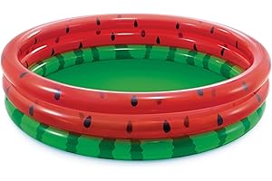 Intex 66-Inch Round Inflatable Outdoor Kids Pool for Ages 2 and Up