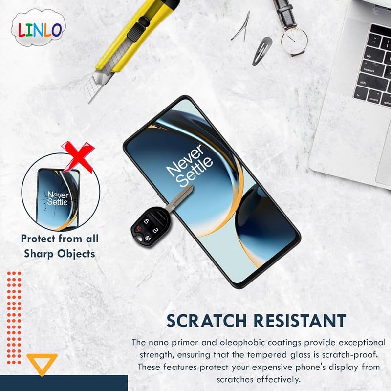 Image of Edge To Edge Screen Protector Tempered Glass For Oneplus Nord CE 4 lite 5G (2024) Oneplus Nord CE 4 lite Tempered glass with Full Edge Protection and Easy Installation Kit