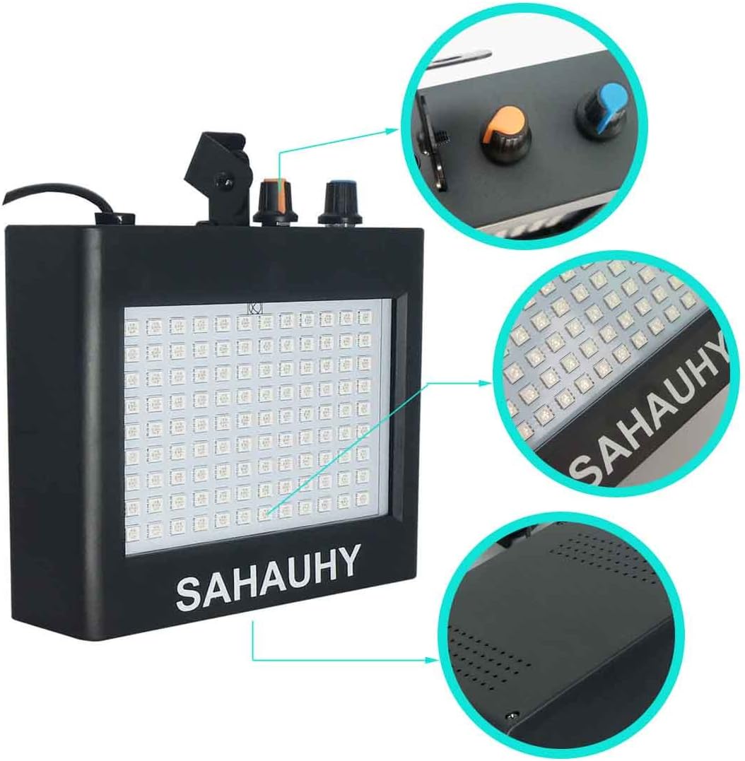 Strobe Lights,SAHAUHY 25W 108 LEDs Super Bright Mixed Flash Stage Lighting (108-10)