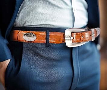 ZEP-PRO NCAA Collegiate Men's Dressy Leather Belt