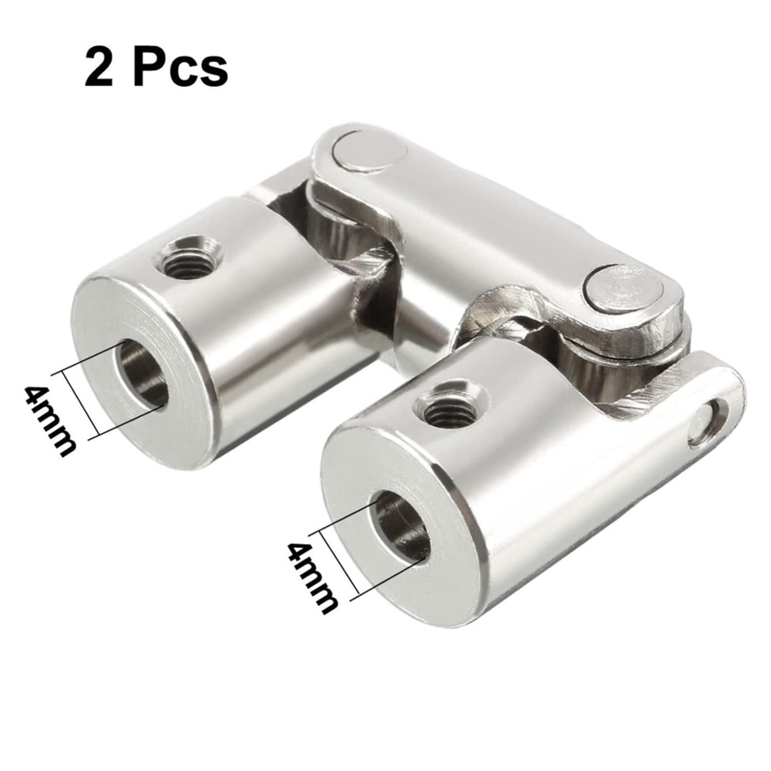 Accouplement Joint Universel Joint universel rotatif 2 pièces (8 mm à 8 mm)